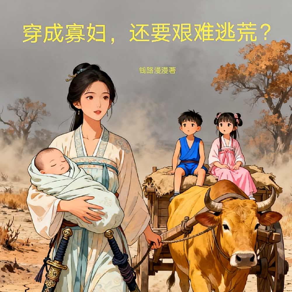 穿成寡妇，还要艰难逃荒？